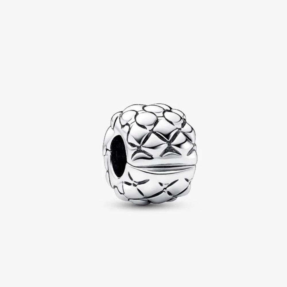 Pandora Silver Studded Clip Charm